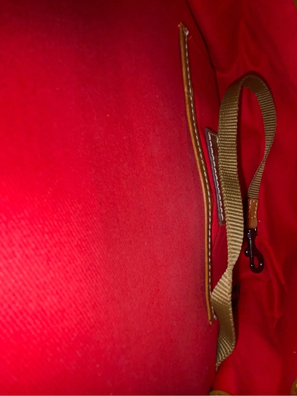 Classic vintage  nylon canvas  Crossbody Bag by Dooney & Bourke